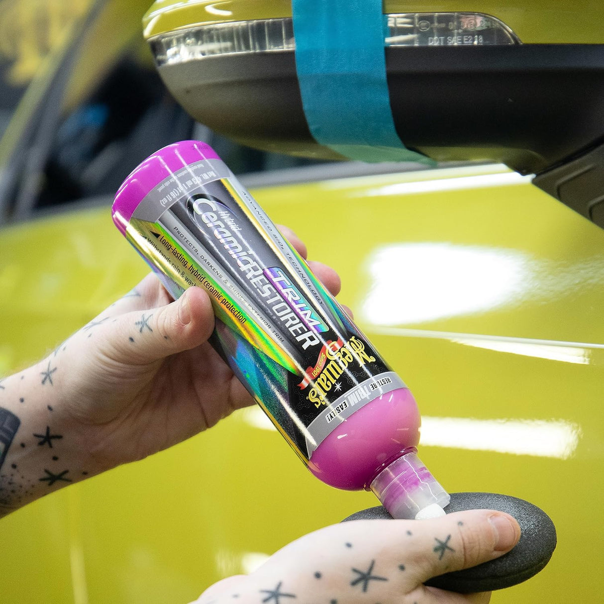 Meguiar's Hybrid Ceramic Car Exterior Restoration Kit in the Car