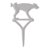 Esschert Design Dog sign peeing "No!" white