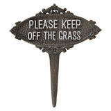 Esschert Design "Keep off the grass" sign