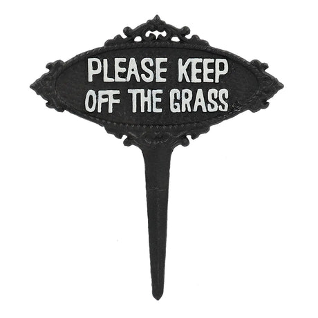 Esschert Design "Keep off the grass" sign