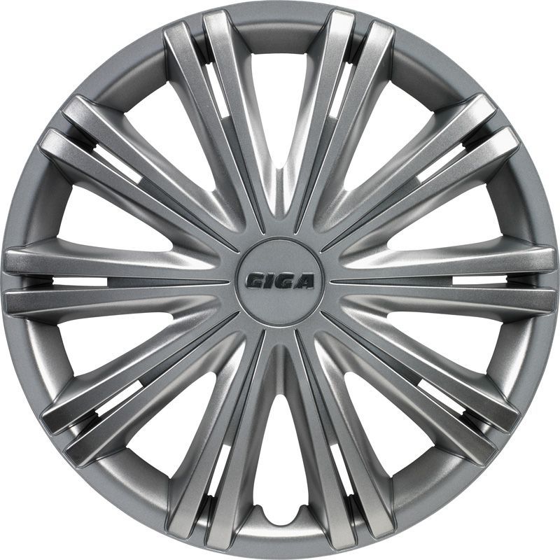 Giga Wheel Covers 15 Inch Silver - Set of 4 Pieces
