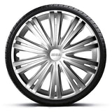Giga Wheel Covers 15 Inch Silver - Set of 4 Pieces
